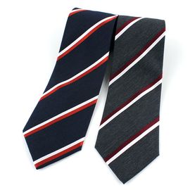 [MAESIO] KSK2541 Wool Silk Striped Necktie 8cm 2Color _ Men's Ties Formal Business, Ties for Men, Prom Wedding Party, All Made in Korea